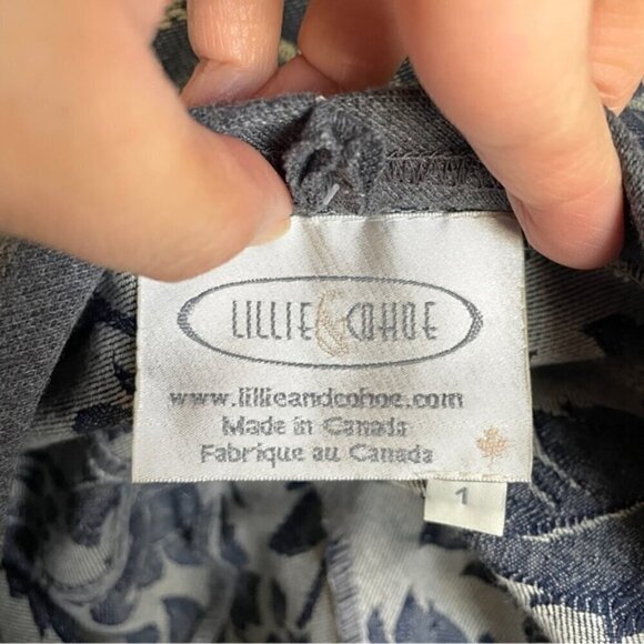 Lillie & Cohoe Floral Tapestry Brimmed Sun Bucket Hat - handmade in Canada 🇨🇦 - Picture 7 of 10